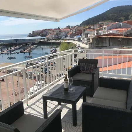 Apartamento Vista Al Puerto De Finisterre Buitenkant foto
